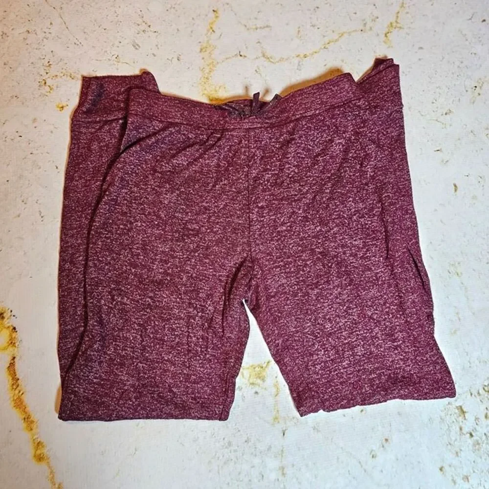 The Children’s Place Girls Jogger Pants XL (14) Burgundy Heather Lounge Sweatpan